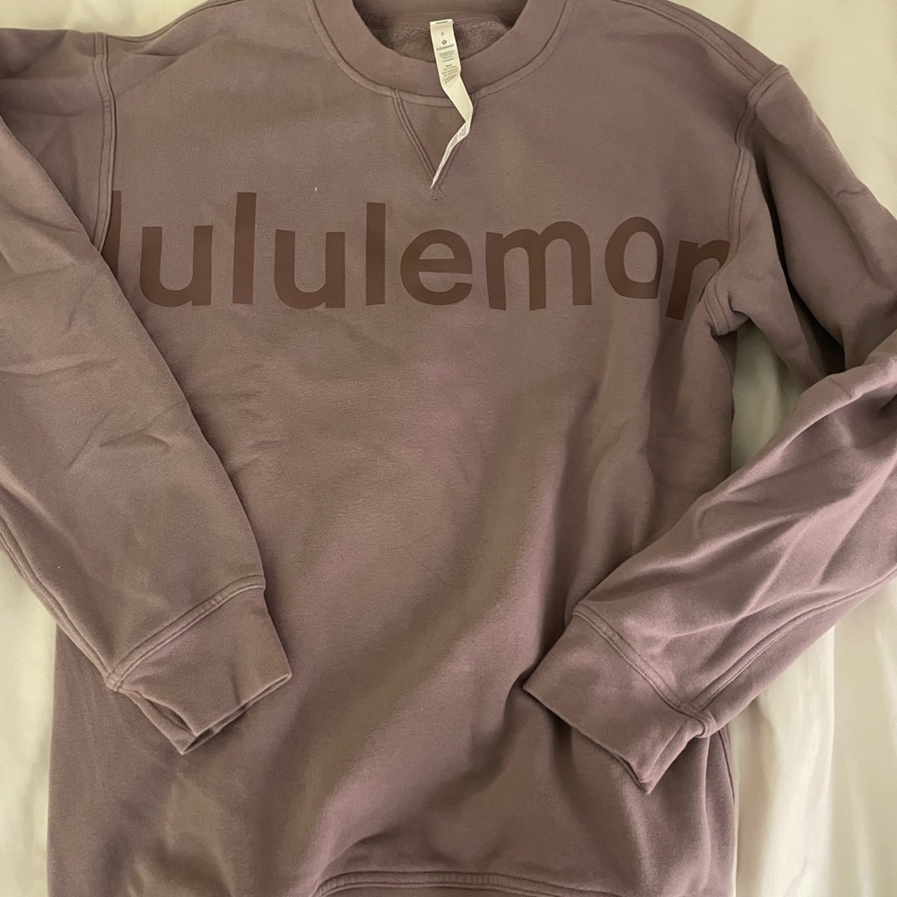 lululemon athletica Purple Crewneck Sweater
